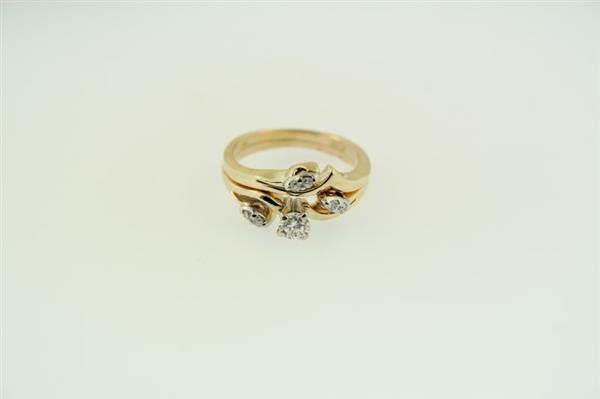Gent’s Diamond Fashion Ring 7 Diamonds .32 Carat T.W. 14K Yellow Gold 4.1g