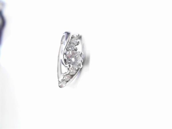 Lady’s Diamond Engagement Ring 7 Diamonds .74 Carat T.W. 14K White Gold 2.8g
