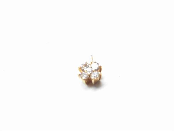 14K YG .6GR DIA CTW .29 PENDANT