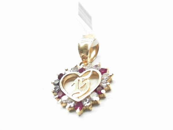 14KYG 4.3G “15” RUBY CTW .41