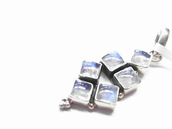 Moonstone Silver-Stone Pendant 925 Silver 4.4g