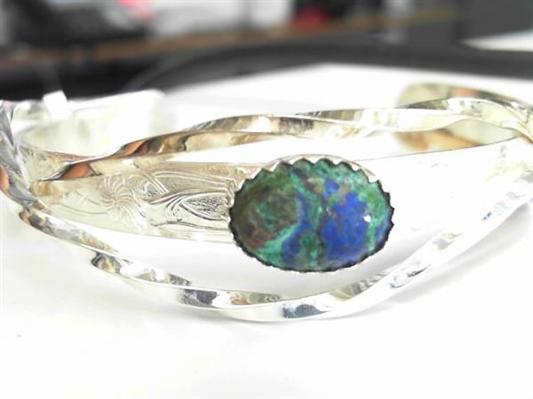 Silver Bangle Bracelet 925 Silver 24.8g