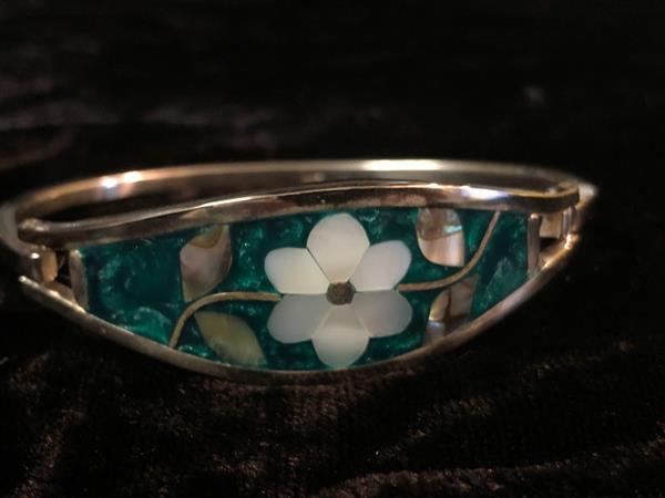 Silver Bangle Bracelet 925 Silver 14.7g