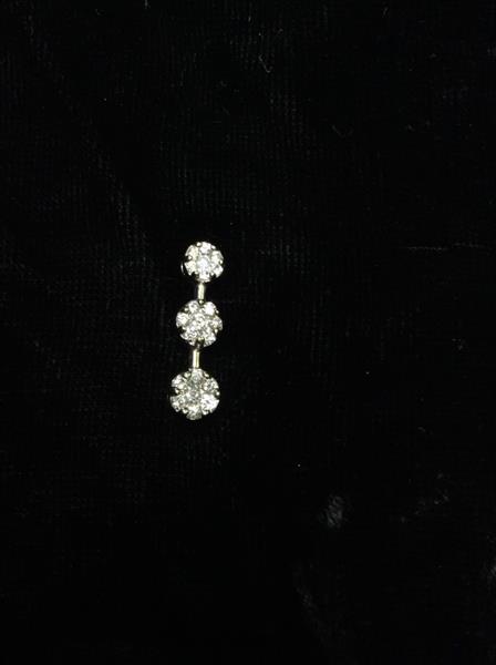 14K WG 1.6GR MULTI DIA PENDANT CTW .79