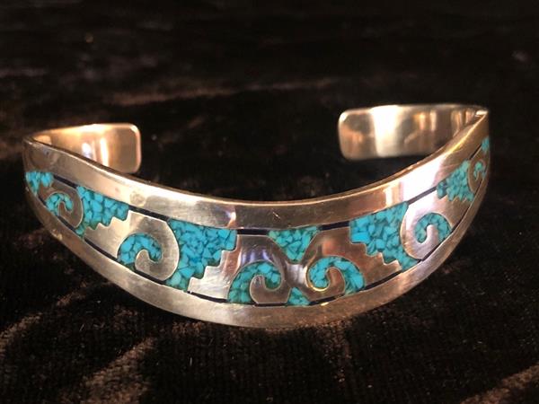 Silver Bangle Bracelet 925 Silver 26.5g