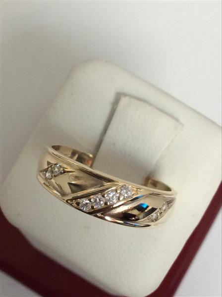 Gent’s Gold Wedding Band 14K Yellow Gold 2.8g Size:8.5