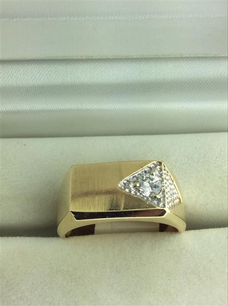 Gent’s Gold Ring 14K Yellow Gold 6.6g Size:10.2
