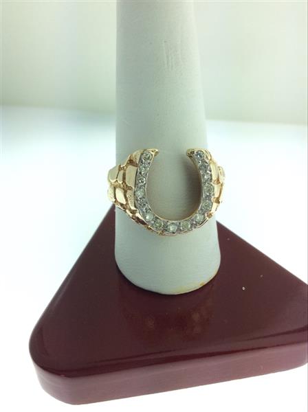 Gent’s Diamond Fashion Ring 15 Diamonds .30 Carat T.W. 14K Yellow Gold 8.4g