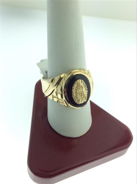 Gent’s Gold Ring 14K Yellow Gold 9.6g Size:11