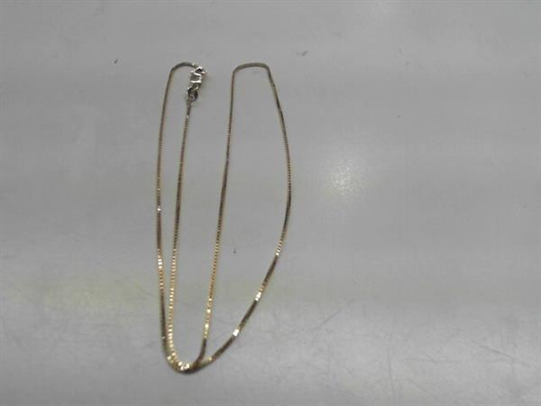 Gold Box Chain 14K Yellow Gold 1.9g