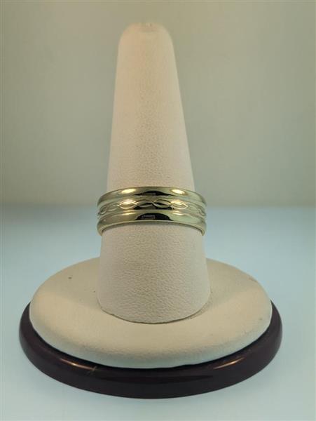 Gent’s Gold Wedding Band 14K Yellow Gold 6.6g Size:10