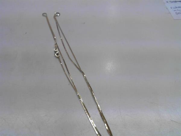 Gold Box Chain 14K Yellow Gold 2.7g