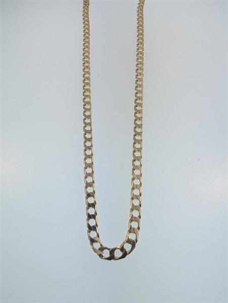 18″ Gold Curb Chain 14K Yellow Gold 6.3g