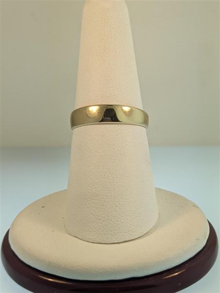 Gent’s Gold Wedding Band 14K Yellow Gold 2.1g Size:7.7