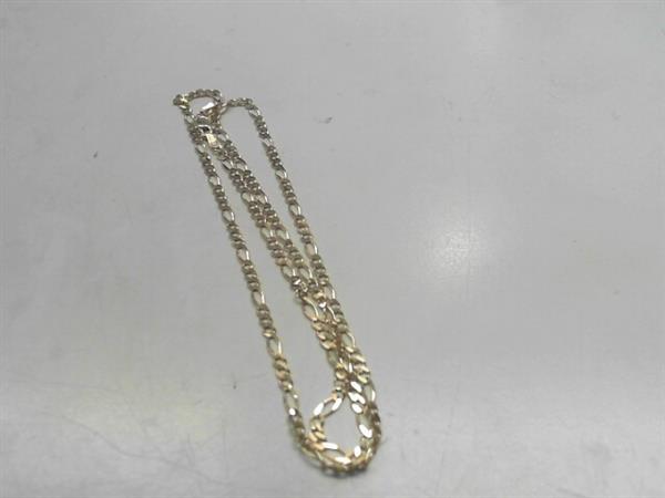 18″ Gold Figaro Chain 14K Yellow Gold 4g