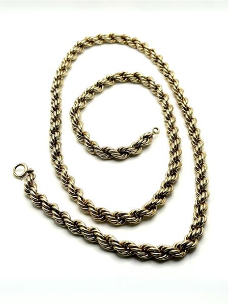 34″ Gold Rope Chain 14K Yellow Gold 82.5g