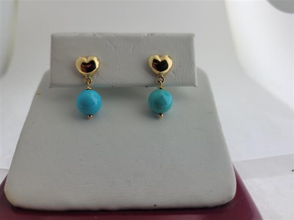 Gold Earrings 14K Yellow Gold 3.4g
