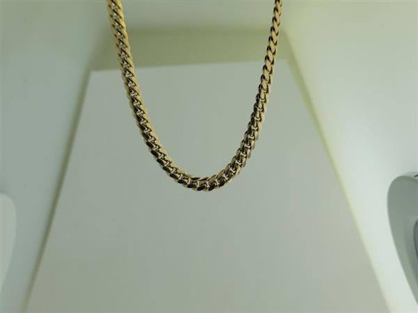 24″ Gold Cuban Chain 14K Yellow Gold 31.7g 3.5mm