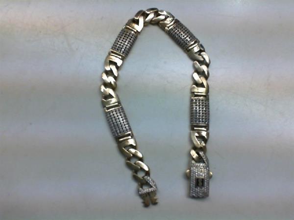 14K YG 8.5″ “MONACO CHAIN” BRACELET