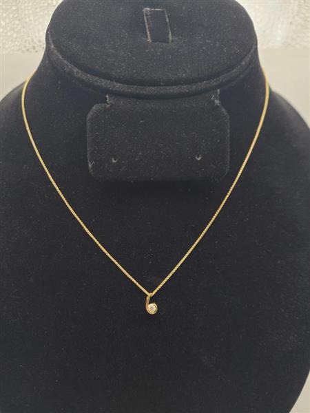 .10 CT. 18K Yellow Gold 2.5g