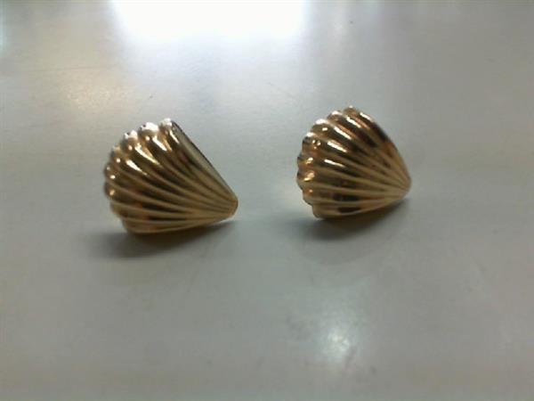 Gold Earrings 14K Yellow Gold 2.3g