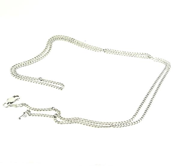 24″ Silver Curb Chain 925 Silver 6.7g