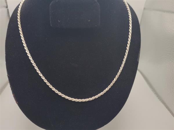 24″ Silver Rope Chain 925 Silver 16.5g