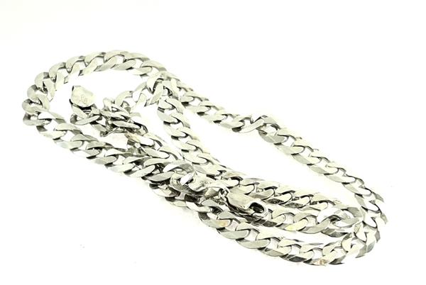 20″ Silver Cuban Chain 925 Silver 28.8g