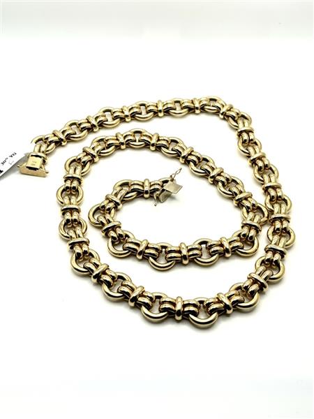 30″ Gold Fashion Chain 14K Yellow Gold 115g