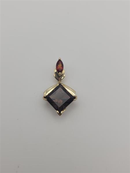 Smoky Topaz 14K Yellow Gold 2.7g