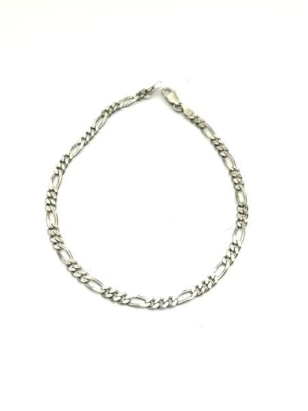 Silver Figaro Bracelet 925 Silver 5.5g