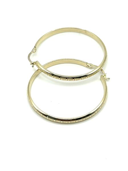 Gold Earrings 14K Yellow Gold 4.4g