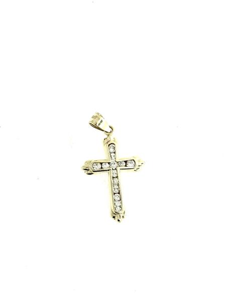 Synthetic Cubic Zirconia 10K Yellow Gold 1.8g