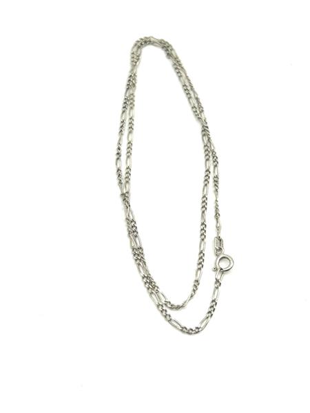 18″ Silver Figaro Chain 925 Silver 2.7g