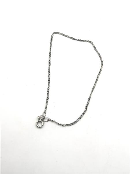 10″ Silver Figaro Bracelet 925 Silver 1.8g