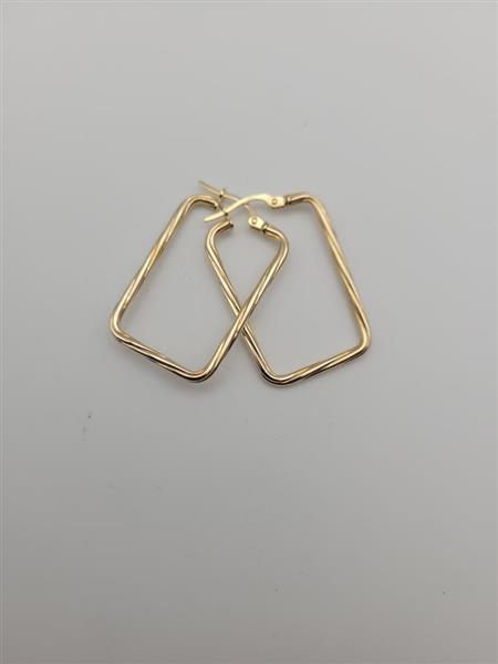 Gold Earrings 14K Yellow Gold 1.1g