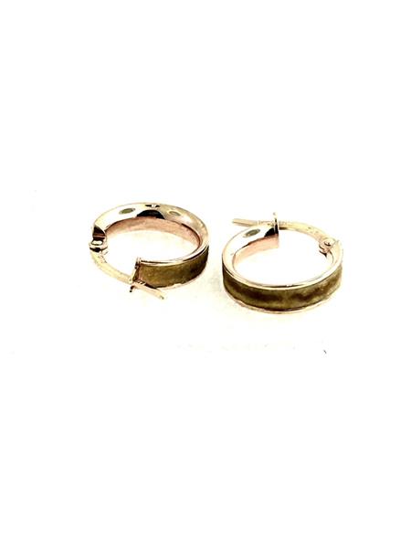 Gold Earrings 14K Rose Gold 1.3g