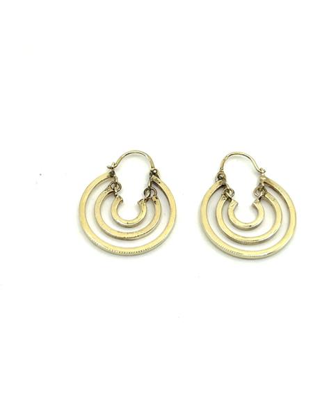 Gold Earrings 14K Yellow Gold 1.9g