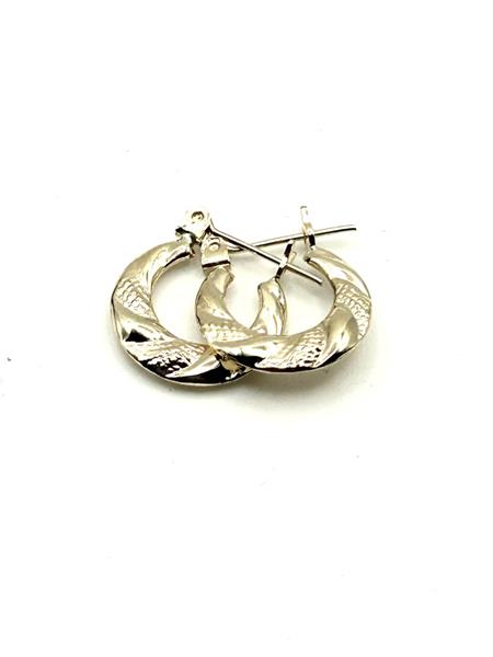 Gold Earrings 14K Yellow Gold 1g